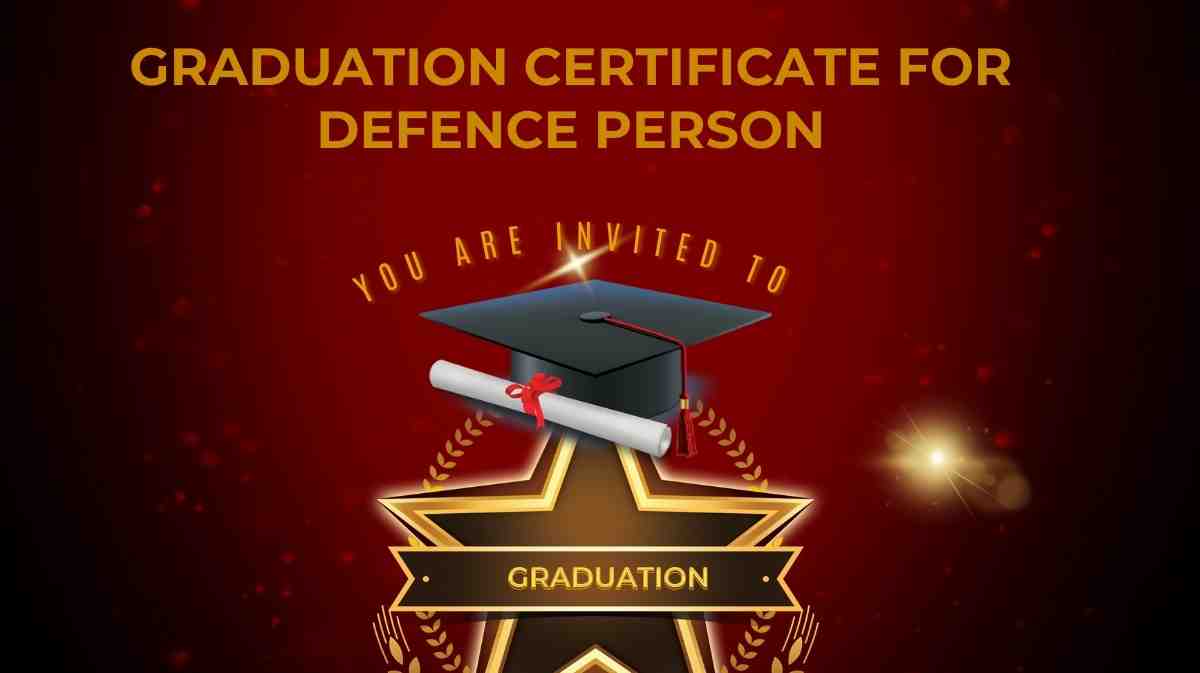 Graduation scheme for defence person