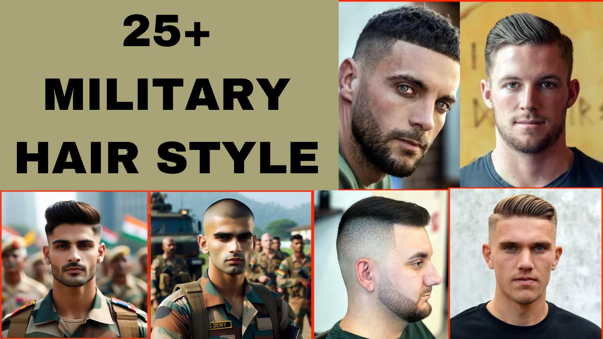 16 Trendy Military Haircut Ideas for Men [2024 Style Guide]
